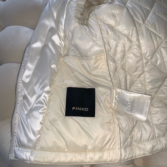 Pinko off white, light spring jacket. Size small. - Picture 7 of 7